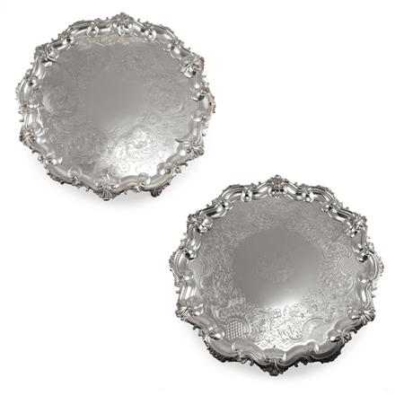 Silver Plated Rococo Style Footed 6897d