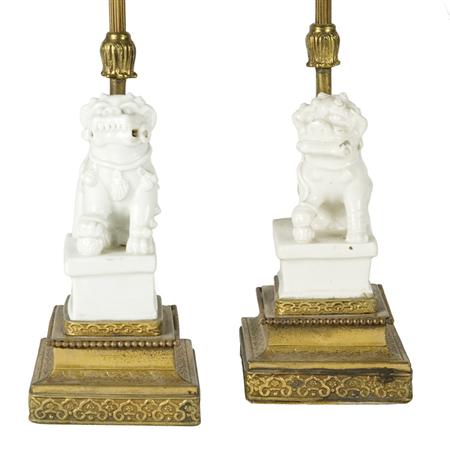 Pair of Chinese Blanc de Chine 6899a