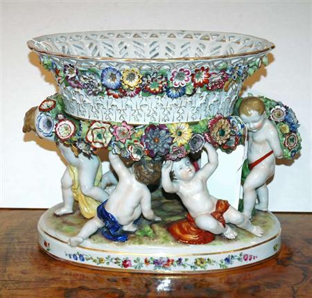 Dresden Floral Decorated Porcelain 689a4
