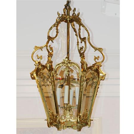 Louis XV Style Gilt Metal and Beveled 689b3