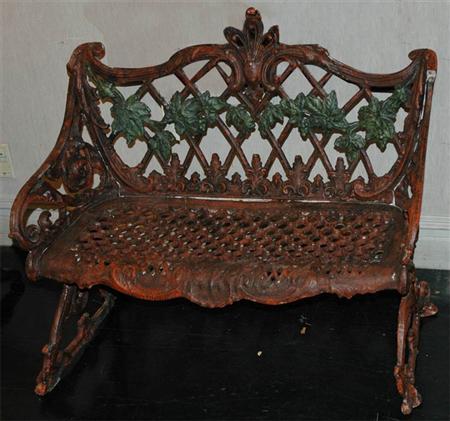 Victorian Style Painted Cast Iron 689c0