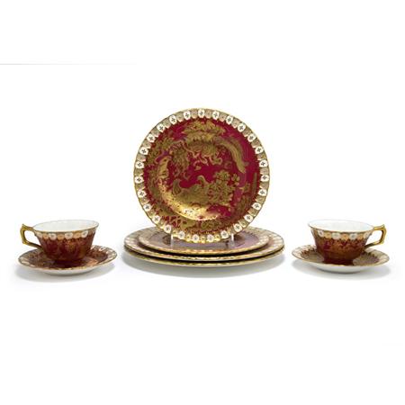 Royal Crown Derby Claret and Gilt 689c3