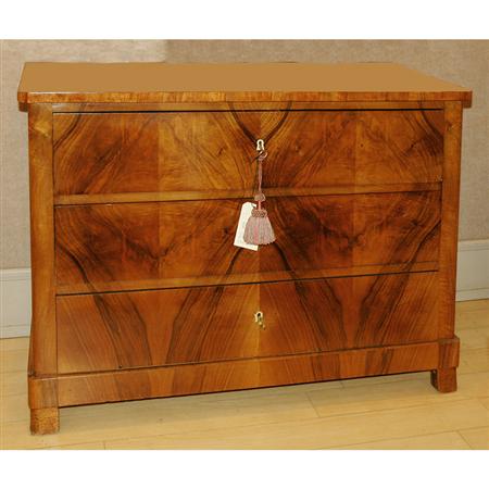 Biedermeier Style Walnut Commode
	