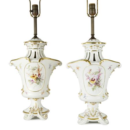 Pair of Meissen Floral and Gilt 689d9
