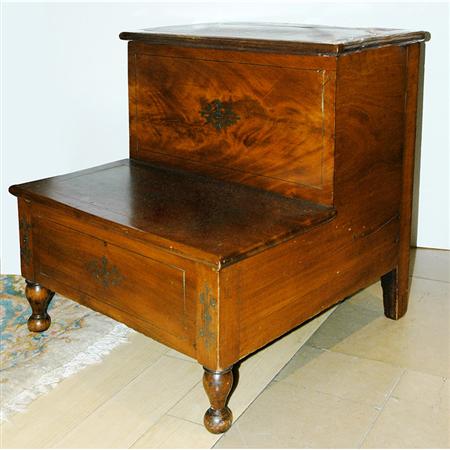 Victorian Brass Inlaid Mahogany 689ff