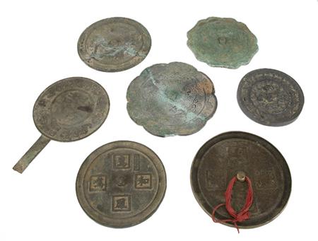 Group of Seven Chinese Bronze Mirrors  68a85