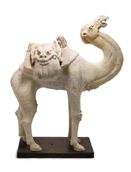 Chinese Glazed Figure of a Bactrian 68aac