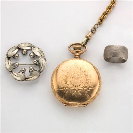 Lady's Hunting Case Pocket Watch