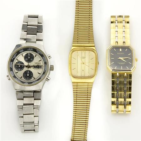 Assorted Group of Metal Wristwatches