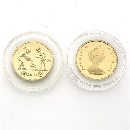 Two Gold Coins
	  Estimate:$600-$800