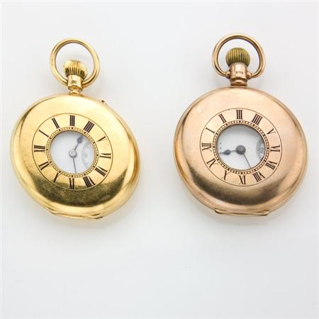 Two Demi Hunter Pocket Watches  68b52