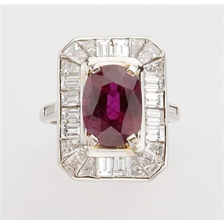 Ruby and Diamond Ring
	  Estimate:$2,000-$3,000