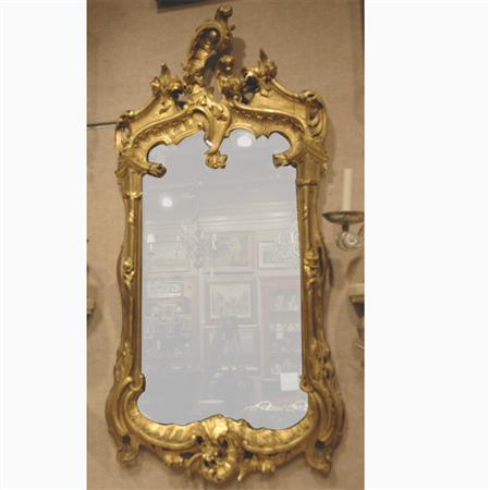 George II Style Gilt Wood Mirror  68809