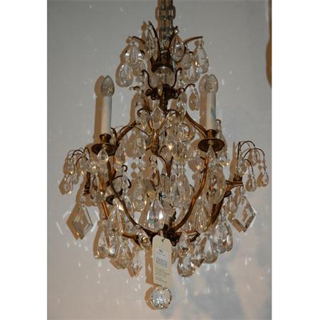 Louis XV Style Gilt Metal and Cut 68818