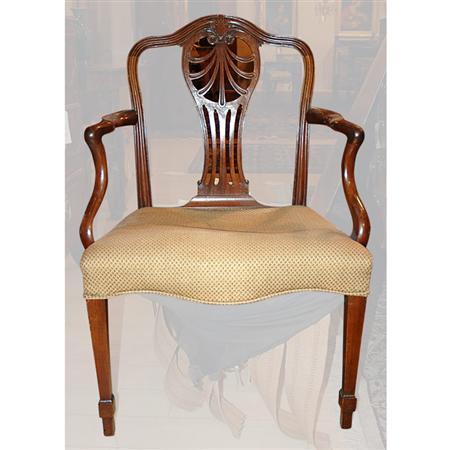 George III Mahogany Armchair  68826