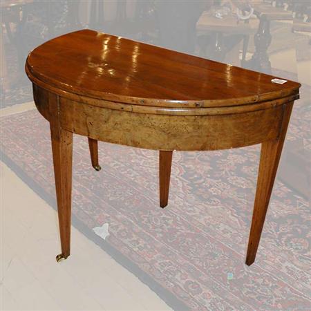 Directoire Walnut Games Table  6882a