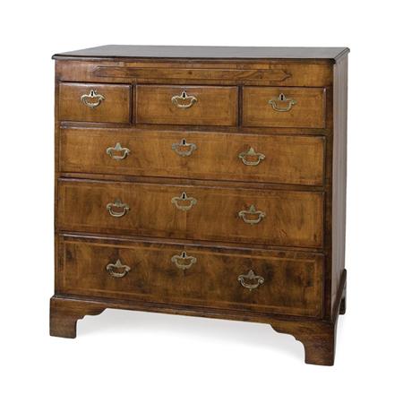 George II Walnut Chest of Drawers  68839