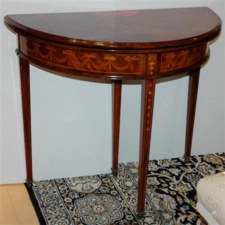 Edwardian Style Marquetry Inlaid 68841