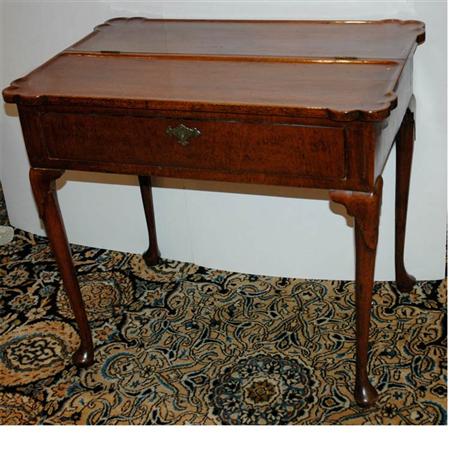 George II Style Mahogany Work Table  6885b
