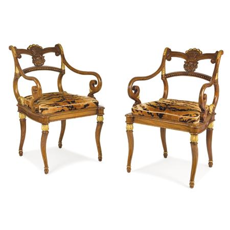 Pair of Regency Style Parcel Gilt 68860