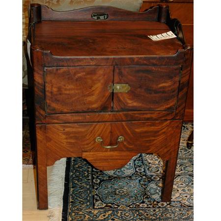 George III Mahogany Side Cabinet  68864