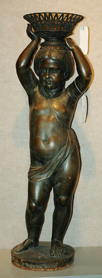 Neoclassical Style Cast Iron Figural
