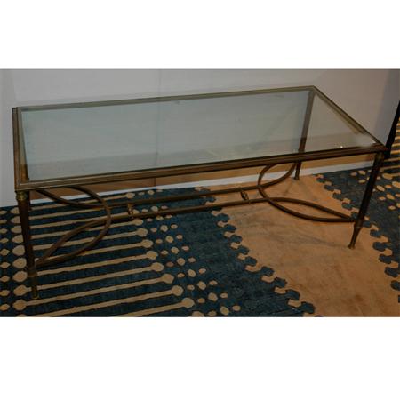 Neoclassical Style Brass and Glass 68878