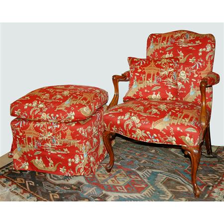 Georgian Style Walnut Armchair 688cd