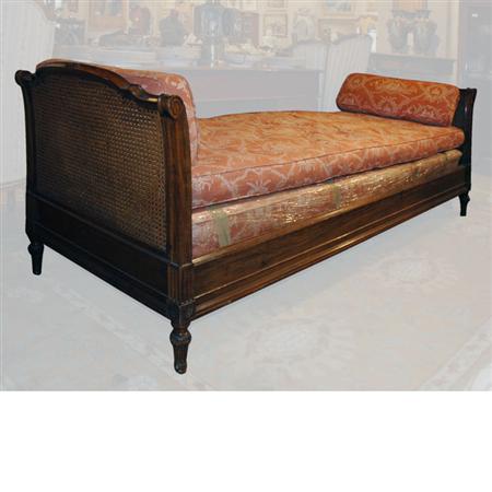 Louis XVI Style Walnut and Caned 688e4