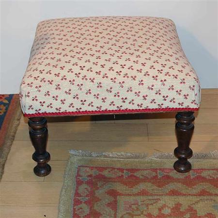 Victorian Style Upholstered Walnut