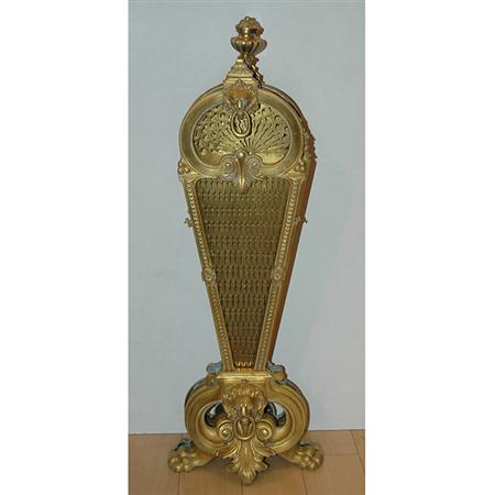 Louis XV Style Gilt-Bronze Fan-Form