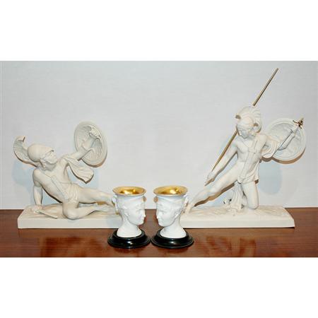 Two Spanish Bisque Porcelain Figures 68914