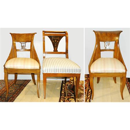 Pair of Biedermeier Side Chairs