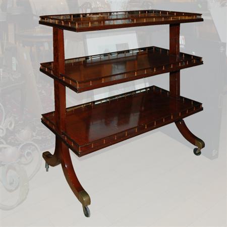 George III Style Mahogany Dumbwaiter
	