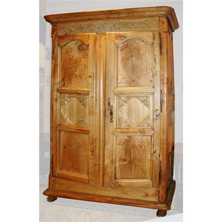 Provincial Louis XV Fruitwood Armoire  68955