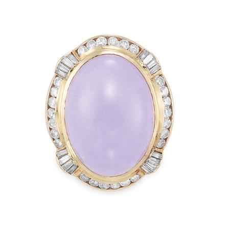 Gold Lavender Jade and Diamond 68d5b