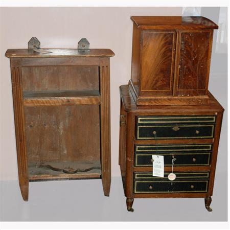 Two Mahogany Jewelry Chests Together 68ded