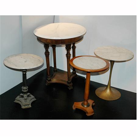 Group of Five Marble Top Occasional