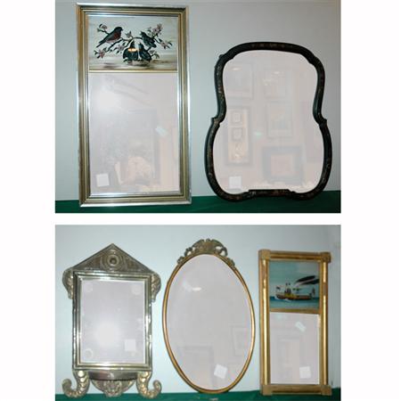 Group of Five Mirrors
	  Estimate:$150-$250