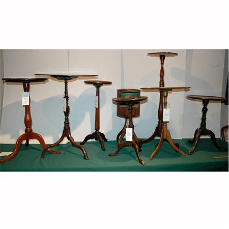 Group of Seven Georgian Style Mahogany 68e05