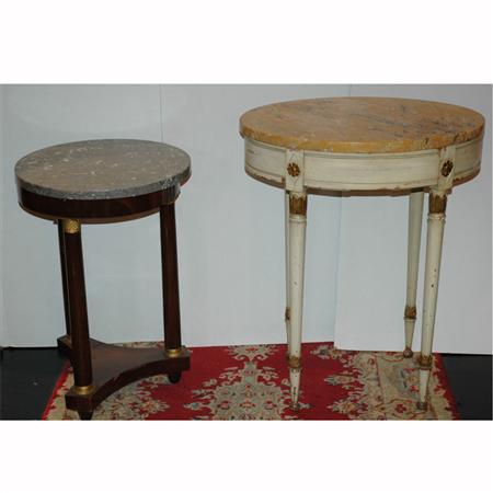 Group of Five Marble Top Occasional