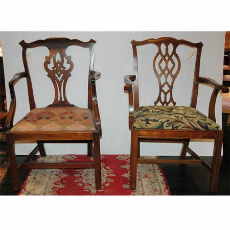 Group of Five Georgian Style Armchairs
	