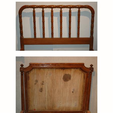 Louis XVI Style Walnut Bedstead