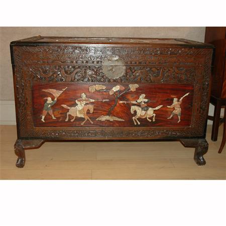 Chinese Hardstone Inlaid Carved 68e48