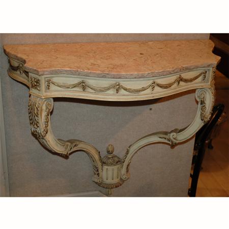 Louis XVI Style Marble Top Cream 68e67