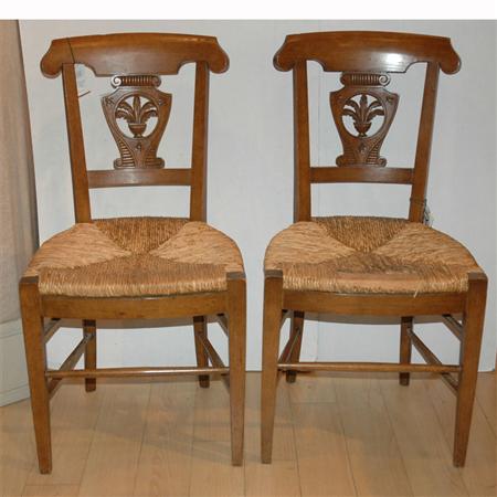 Pair of Neoclassical Style Walnut 68e77