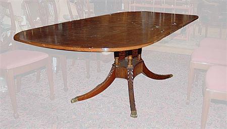 Regency Style Mahogany Extension Dining