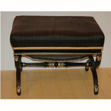 Empire Style Gilt Decorated Black 68ea0