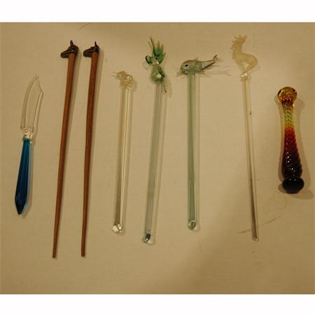 Miscellaneous Group of Cocktail Stirrers
	