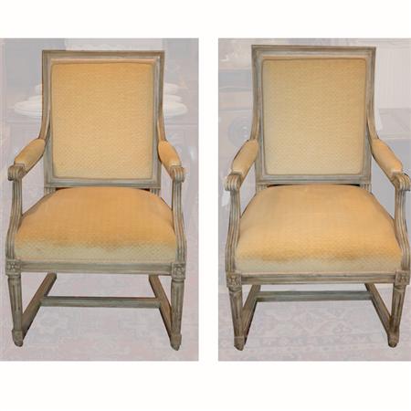 Pair of Louis XVI Style Painted